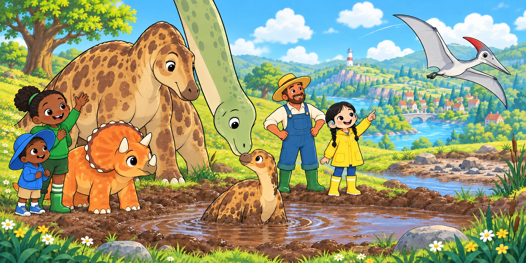 Stuck in the Mud: the turn, story pages 21 and 22.