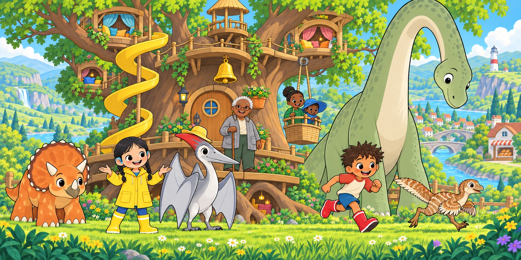 Goats on the Roof: play, story pages 1 and 2.