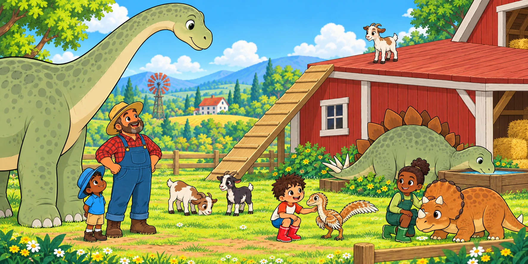 Goats on the Roof: the turn, story pages 21 and 22.